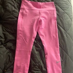 Hot pink nike leggings